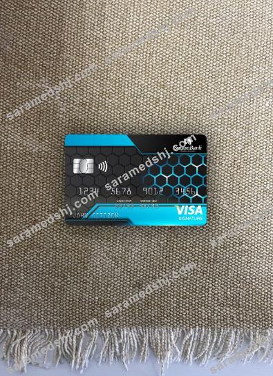 USA Sutton bank signature card photolook front